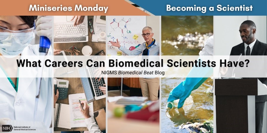 NIH Becoming a Scientist series: What Careers Can Biomedical Scientists Have?