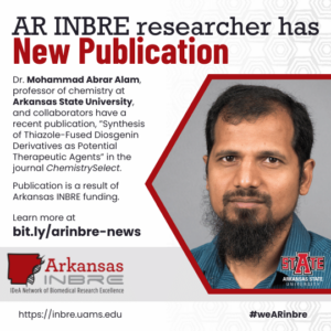 Md Abrar Alam, AR State U, has new publication