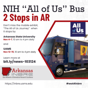 NIH All of Us Journey mobile bus to stop at ASU and UAMS